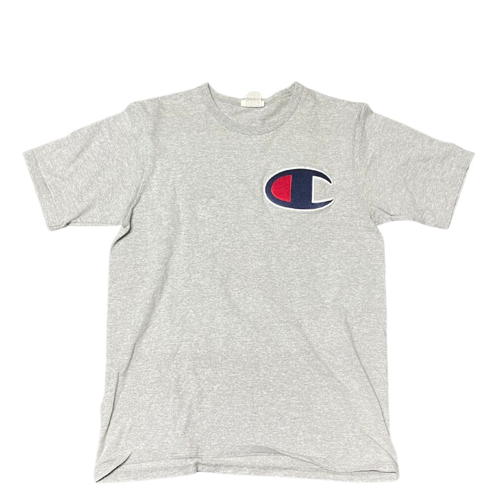 Vintage 90s Champion Tee – Size Medium – Classic Athletic Logo Shirt